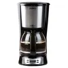 Image de DOMO DO708K - Cafetière - 12 tasses - noir/inox