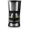 Image de Domo DO708K - Cafetière - 1,5 L - Minuteur - RVS, Cafetières à filtre, Noir, Argent
