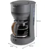 Image de Domo DO754K, Cafetières à filtre, Gris