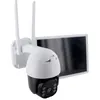 Image de Chacon - Caméra de surveillance extérieure Wi-Fi sans fil + panneau solaire 7,8W - IP65