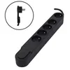 Image de CHACON Bloc multiprise 5 prises 16 A avec interrupteur, fiche plate, câble 1,5 m HO5VV-F 3x1,5 mm² noir