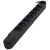 Image de Chacon - Bloc multiprise 8x16A - interrupteur pied - 3500W - 5m - Noir