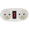 Image de Chacon 48005 Bloc multiprise blanc