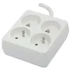 Image de CHACON Bloc 4 x 16 A carré avec cordon 1,5 m - Blanc