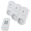 Image de CHACON Set de 3 prises On/Off+ Télécommande 2000W - FR