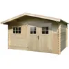 Image de Abri jardin bois - 19,72 m² - 4.64 x 4.25 x 2,32 m - 28 mm