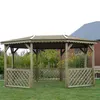 Image de Solid Kiosque en bois traité autoclave 4280 x 3614 x 2769 mm