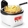 Image de Frifri 918-2 - Frituurpan - friteuse - 3 liter - koude zone - 3200 Watt - 1 kg friet - wit (918), Friteuse, Blanc