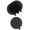 Image de Set de 4 protèges table induction - Nostik - Noir - Plastique