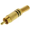 Image de Valueline VGAP24900B Connecteur Rca Mâle Métal Doré