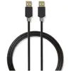 Image de Nedis Câble USB 2.0 A mâle - A mâle 2.0 m Anthracite (2 m, USB 2.0), Câble USB