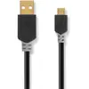 Image de Nedis Câble Usb 2.0 Ccbw60500at10 Usb-a M-micro-b M 480mb/s Plaqué Or 1 M