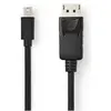 Image de Nedis Câble DisplayPort (2 m), Câble vidéo, Noir