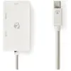 Image de Nedis Câble adaptateur multiple (0.20 m), Câble vidéo, Blanc