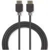 Image de Nedis CVBW34000AT100. Longueur du câble : 10 m, Connecteur 1 : HDMI type A (standard), Connecteur 1 genre (10 m), Câble vidéo, Gris