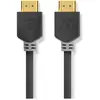Image de Nedis Câble High Speed HDMI T avec Ethernet HDMIT mâle HDMIT mâle 4K@60Hz ARC 18 Gbps 5.00 m (5 m), Câble vidéo, Gris