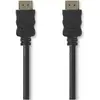 Image de Nedis Câble HDMI   haute vitesse avec Ethernet - 10.2 Gbps - 7.50 m - rond - PVC - noir (7.50 m), Câble vidéo, Noir