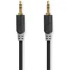 Image de Nedis CABW22000AT10 Câble audio stéréo 3,5 mm mâle - 3,5 mm mâle 1,0 m anthracite (1 m), Câble audio