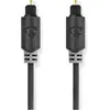Image de Nedis Câble audio optique Toslink mâle Toslink mâle 3.00 m rond PVC Anthracite B (3 m, Câble Toslink), Câble audio