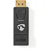 Image de Nedis Adaptateur Displayport Mâle Vers Hdmi Femelle 4k Plaqué Abs Or 30hz