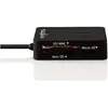 Image de Nedis Lecteur de cartes Multicard USB 2.0 (USB), Lecteur de carte mémoire, Noir