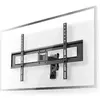 Image de Nedis Support mural pour TV à mouvement complet - 37 - 70" - Max. 25 kg - 3 points de pivotement - (Mur, 25 kg, 37" - 70"), Support mural pour TV, Noir