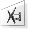 Image de Nedis Support TV mural entièrement mobile, 26-42 (Mur, 30 kg, 26" - 42"), Support mural pour TV, Argent, Noir