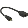 Image de Nedis Câble vidéo, mini-connecteur HDMI (0.20 m), Câble vidéo, Noir