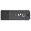 Image de Nedis Lecteur flash USB 3.0 - Clé USB compacte - 128 Go - Lecture à 80 Mbit/s - Écriture à (128 Go), Clé USB, Noir