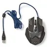 Image de Nedis Gaming Xyazor - Souris - ergonomique - pour droitiers - optique - 7 boutons - filaire - USB - noir