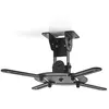 Image de Nedis PJCM100BK Support de Plafond pour projecteur Orientable à 360° Max. 10 kg Distance par Rapport au Plafond de 130 mm Noir