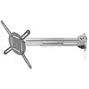 Image de Nedis PJWM100GY - Nást nný dr ák projektoru 360° Max. 10 kg 314 - 500 mm St íbrná barva (Mur), Support pour projecteur, Argent