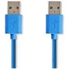 Image de Nedis Câble USB USB 3.2 Gen 1 USB-A mâle USB-A mâle 5 Gbps Nickelé 2.00 m run (2 m, USB 3.2 Gen 1), Câble USB