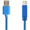 Image de Nedis Câble USB 3.0 A mâle - B M acho 3.0 m bleu (3 m, USB 3.2 Gen 1), Câble USB