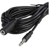 Image de Nedis Câble audio stéréo jack 3,5 mm (5 m, Câble AUX), Câble audio