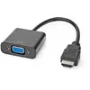 Image de Nedis Adaptateur Hdmi Ccgb34900bk02 Hdmi-vga F/f Nickelé 3.5mm