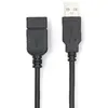 Image de Nedis Câble Usb 2.0 Usb-a Mâle-usb-a Femelle 480 Mo/s Nickelé 2 M
