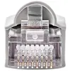 Image de Nedis Connecteur RJ45 Connecteur Solid UTP CAT5 droit Plaqué or 10 pcs PVC Gris / Transpa (UTP, CAT5, 10 m), Câble réseau