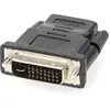 Image de Nedis Adaptateur Dvi-d 24+1 Broches Mâle Vers Hdmi Femelle Nickelé Droit Abs