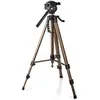 Image de Nedis Trépied - Pivot et inclinaison - Max. 3,5 kg - 161 cm - Tête panoramique 3 directions - S (Matières plastiques, Métal), Trépied, Noir