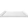 Image de Nedis Cadre intermédiaire pour lave-linge et sèche-linge Étagère universelle extensible 605 mm Blanc, Laver + sécher : accessoires