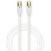 Image de Nedis Câble réseau CAT6 RJ45 mâle RJ45 mâle S/FTP 10.0 m Rond LSZH / PVC Blanc (S/FTP, CAT6, 10 m), Câble réseau