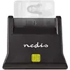 Image de Nedis RDRU2SM3BK Lecteur de cartes intelligent, noir, USB 2.0 (USB 2.0), Lecteur de carte mémoire, Noir