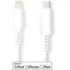 Image de Nedis Câble Ccgw39650wt10 Lightning 8 Broches Vers Usb-c Mâle 48 Mbps Nickelé Pvc 1 M