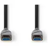 Image de Nedis Câble optique actif HDMI haute vitesse avec Ethernet HDMI  mâle HDMI  mâle 4K@60Hz (50 m), Câble vidéo, Noir