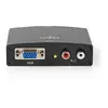 Image de Nedis Convertisseur Hdmi Vga Femelle 2xrca Femelle Entrée Vers Hdmi Sortie 1080p Aluminium