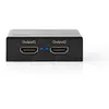 Image de Nedis Répartiteur Hdmi 2 Ports Hdmi Entrée Vers 2xhdmi Sortie 4k Métal 60hz