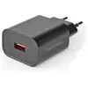 Image de Nedis Chargeur secteur 18 W 1.5 2.0 3.0 A - Nombre de sorties : 1, USB-A, Pas de câble fourni e (18 W), Chargeur USB, Noir