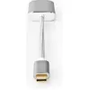 Image de Nedis CCTB64680AL02. version USB : USB 3.2 Gen 1 (3.1 Gen 1), connecteur USB : USB Type-C, port USB fermé. (HDMI), Adaptateur vidéo, Argent