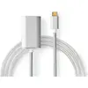 Image de Nedis Cctb64680al20 Câble Adaptateur Usb-c Vers Hdmi Usb 3.2 Gen 1 4k Pd Plaqué Tressé Or 2 M 60hz